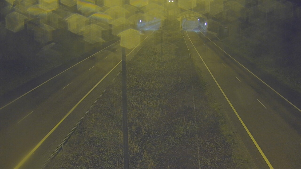 Weather Camera Image Väg 7 Fredrikshamn, Kolsila, bom öst, Hamina, Kymenlaakso