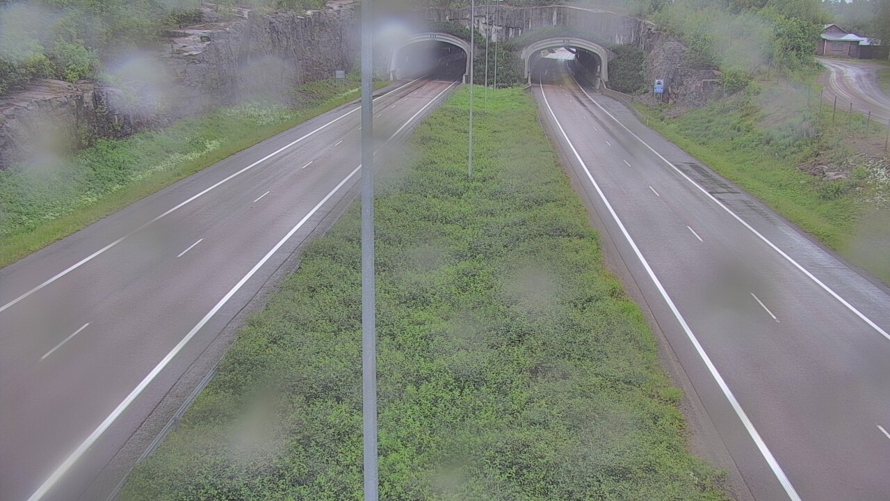 Weather Camera Image Väg 7 Fredrikshamn, Kolsila, bom öst, Hamina, Kymenlaakso