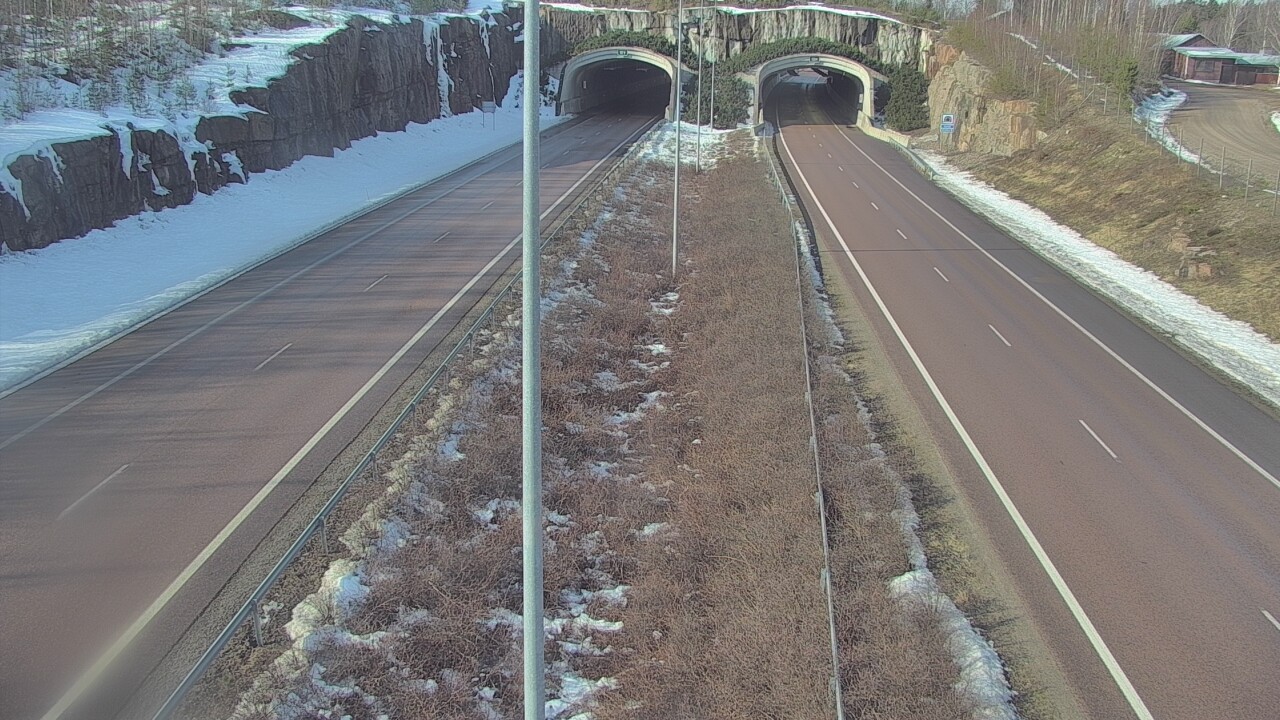 Kelikamerat Kuva Tie 7 Hamina, Kolsila, puomi itä, Hamina, Kymenlaakso