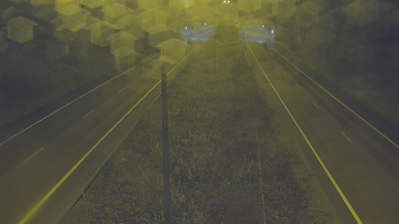 Weather Camera Image Väg 7 Fredrikshamn, Kolsila, bom öst, Hamina, Kymenlaakso