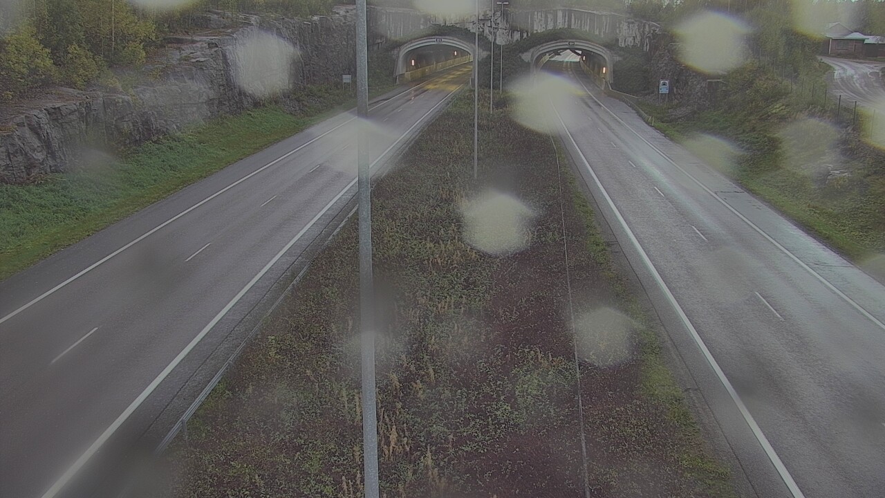 Weather Camera Image Väg 7 Fredrikshamn, Kolsila, bom öst, Hamina, Kymenlaakso