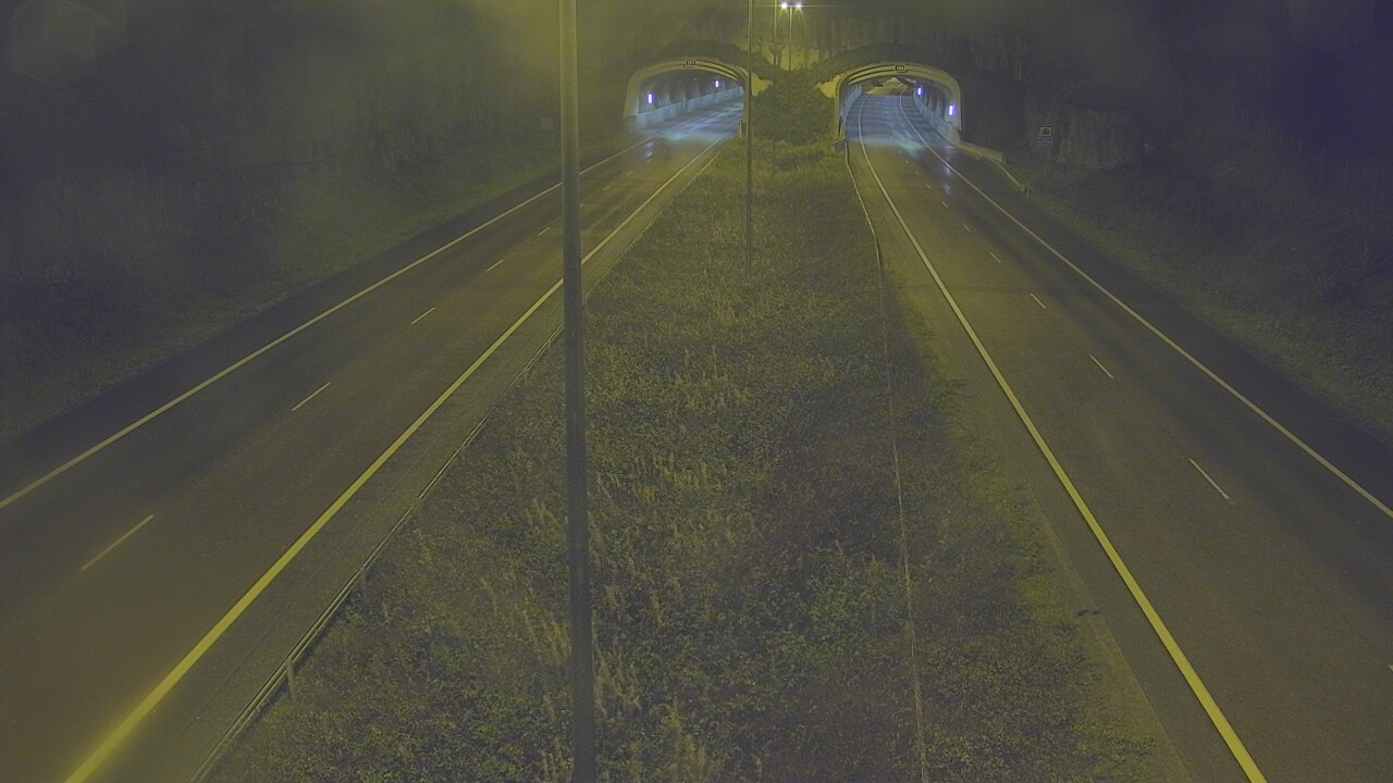 Weather Camera Image Väg 7 Fredrikshamn, Kolsila, bom öst, Hamina, Kymenlaakso