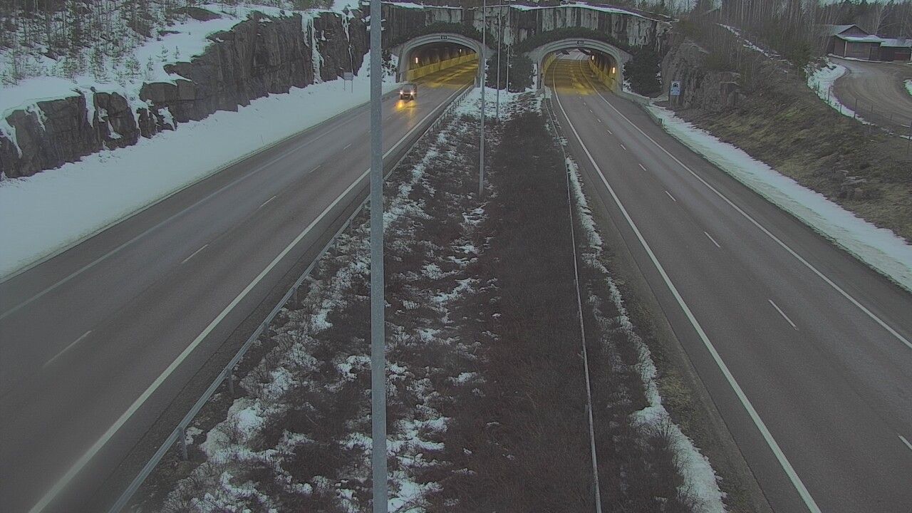 Kelikamerat Kuva Tie 7 Hamina, Kolsila, puomi itä, Hamina, Kymenlaakso