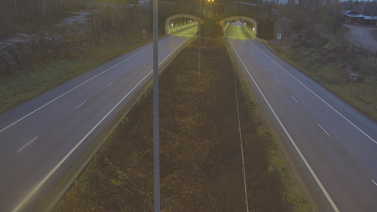 Kelikamerat Kuva Tie 7 Hamina, Kolsila, puomi itä, Hamina, Kymenlaakso