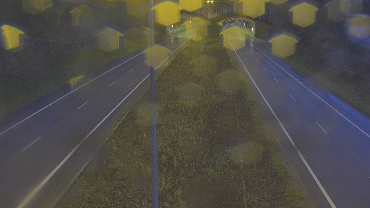 Weather Camera Image Väg 7 Fredrikshamn, Kolsila, bom öst, Hamina, Kymenlaakso