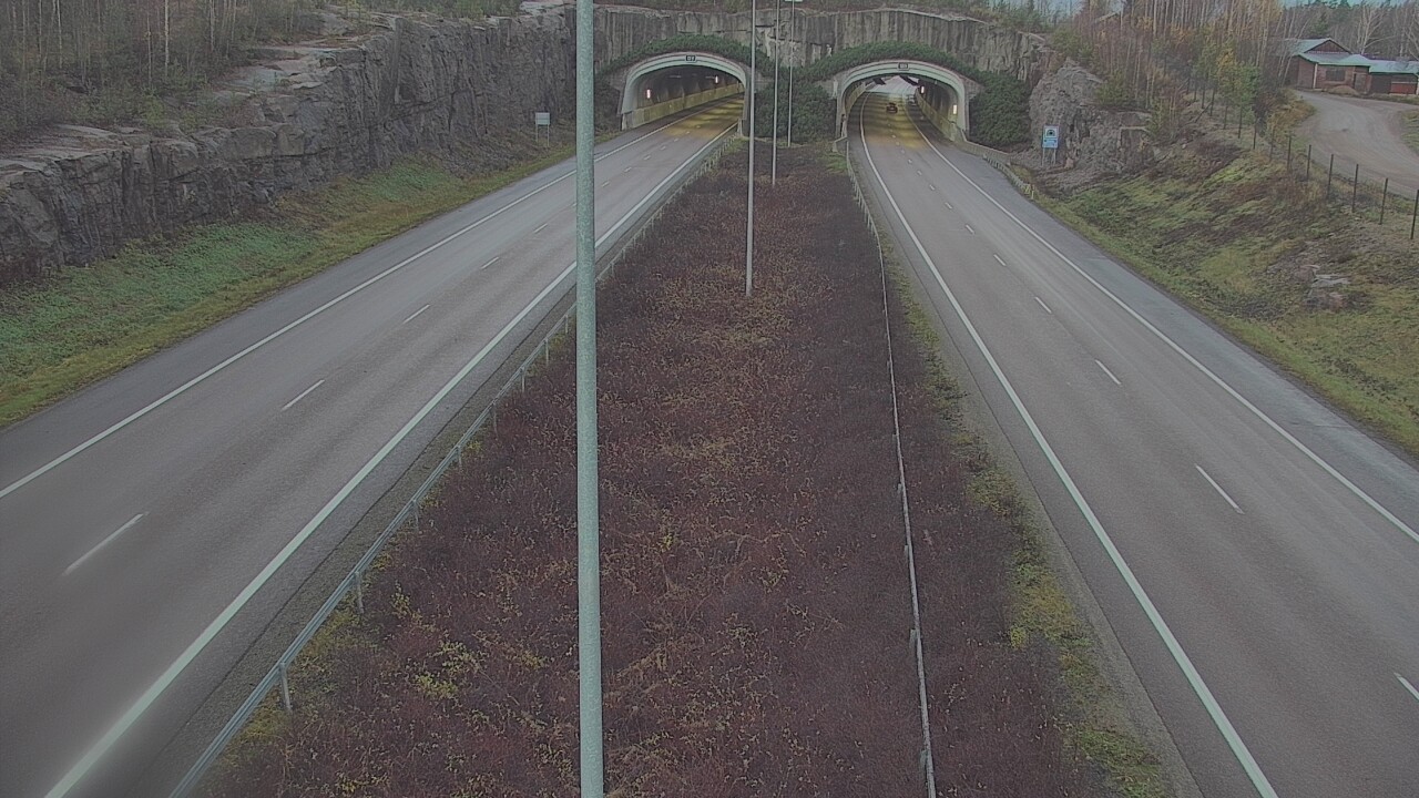 Kelikamerat Kuva Tie 7 Hamina, Kolsila, puomi itä, Hamina, Kymenlaakso