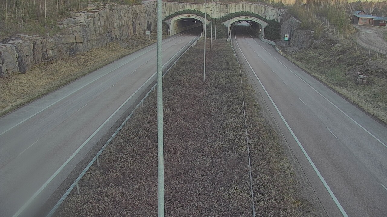 Kelikamerat Kuva Tie 7 Hamina, Kolsila, puomi itä, Hamina, Kymenlaakso