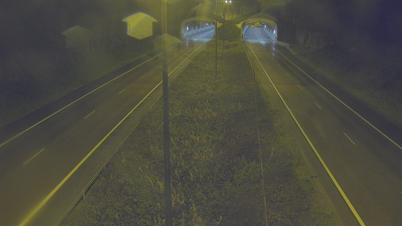 Weather Camera Image Väg 7 Fredrikshamn, Kolsila, bom öst, Hamina, Kymenlaakso