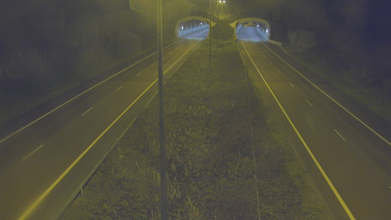 Weather Camera Image Väg 7 Fredrikshamn, Kolsila, bom öst, Hamina, Kymenlaakso