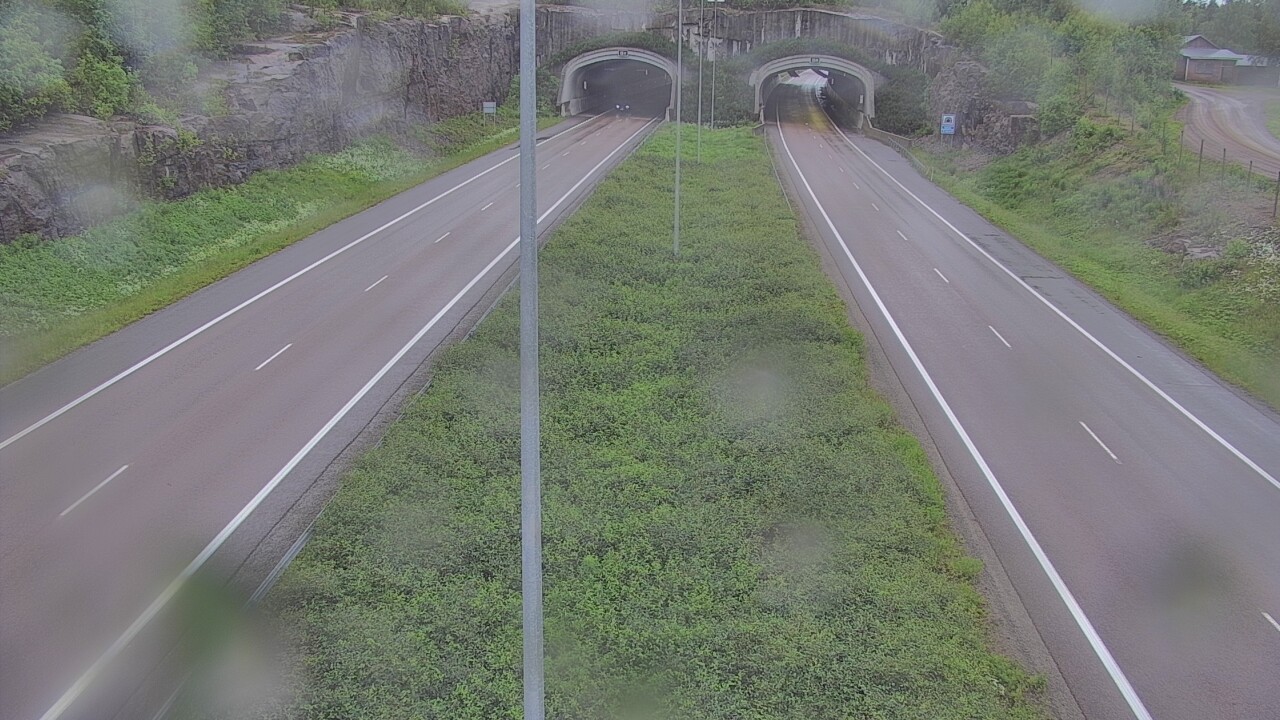 Weather Camera Image Väg 7 Fredrikshamn, Kolsila, bom öst, Hamina, Kymenlaakso