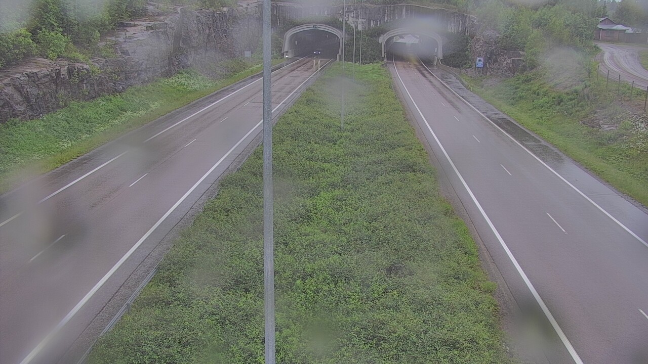 Weather Camera Image Väg 7 Fredrikshamn, Kolsila, bom öst, Hamina, Kymenlaakso