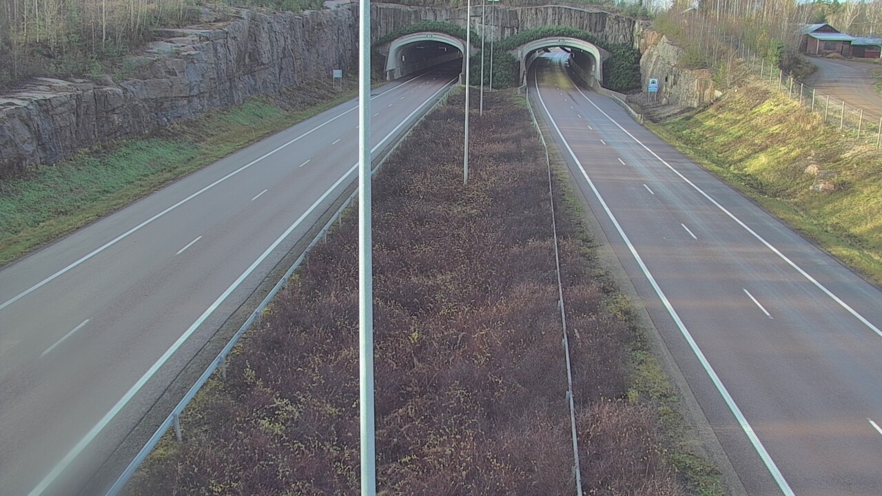 Kelikamerat Kuva Tie 7 Hamina, Kolsila, puomi itä, Hamina, Kymenlaakso