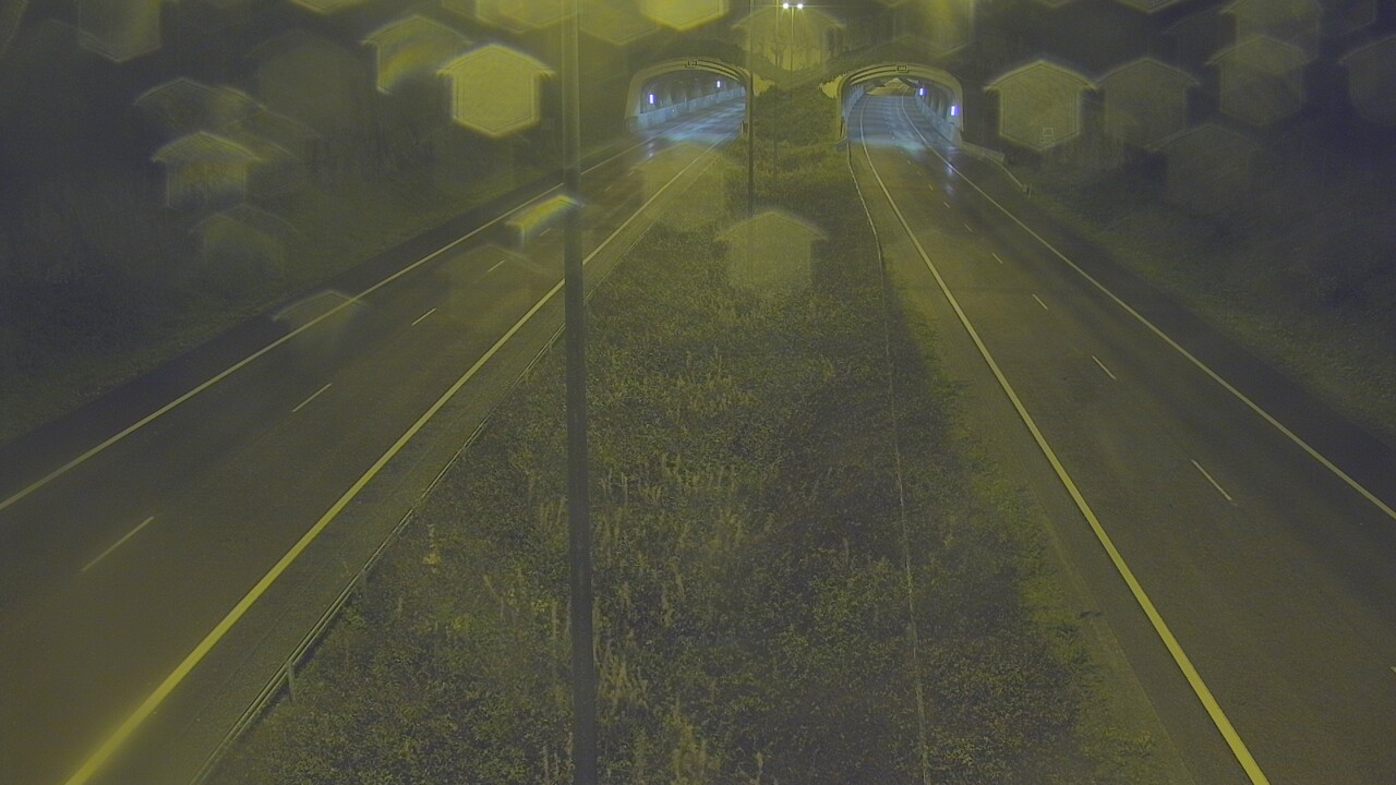 Weather Camera Image Väg 7 Fredrikshamn, Kolsila, bom öst, Hamina, Kymenlaakso