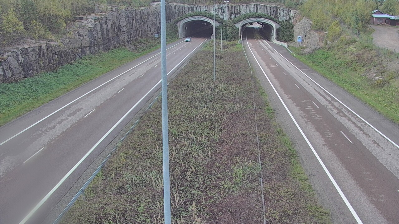 Weather Camera Image Väg 7 Fredrikshamn, Kolsila, bom öst, Hamina, Kymenlaakso