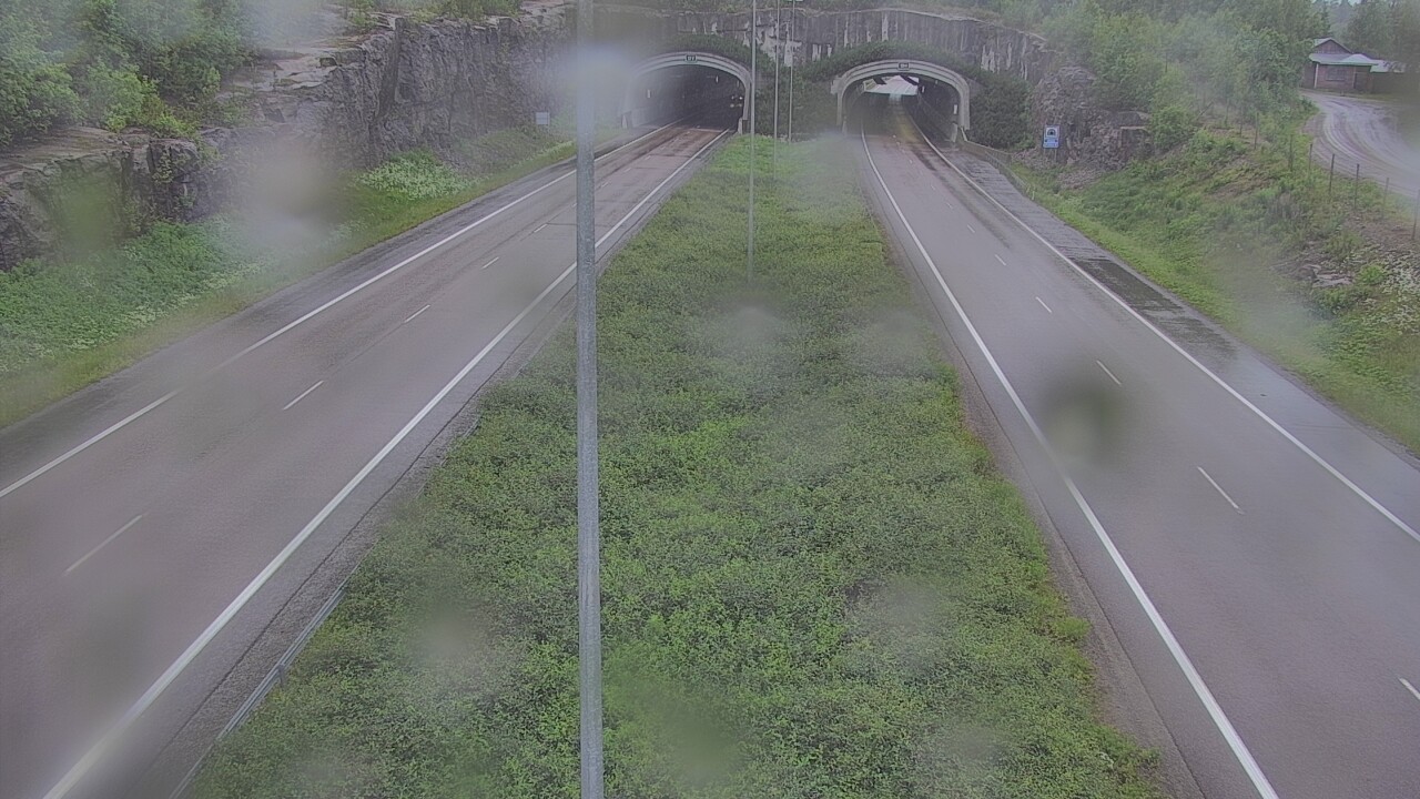 Weather Camera Image Väg 7 Fredrikshamn, Kolsila, bom öst, Hamina, Kymenlaakso