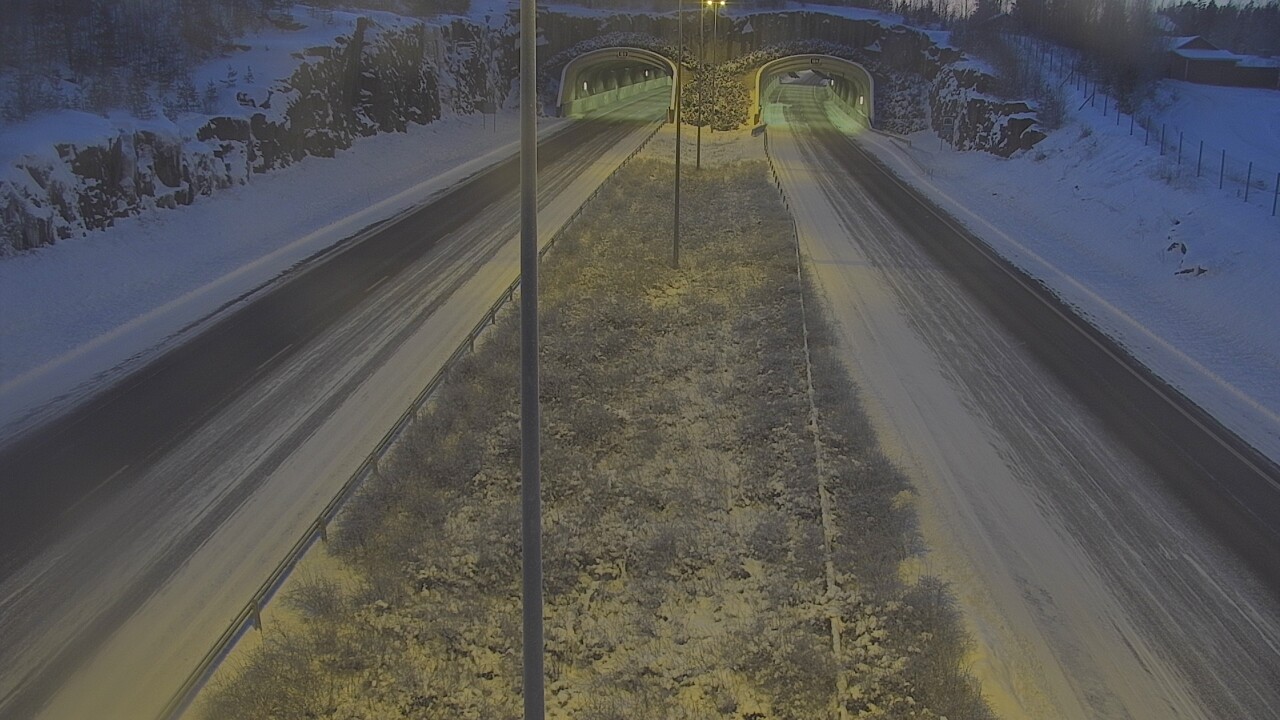 Kelikamerat Kuva Tie 7 Hamina, Kolsila, puomi itä, Hamina, Kymenlaakso