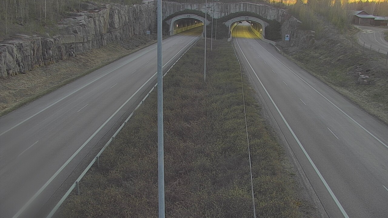 Kelikamerat Kuva Tie 7 Hamina, Kolsila, puomi itä, Hamina, Kymenlaakso