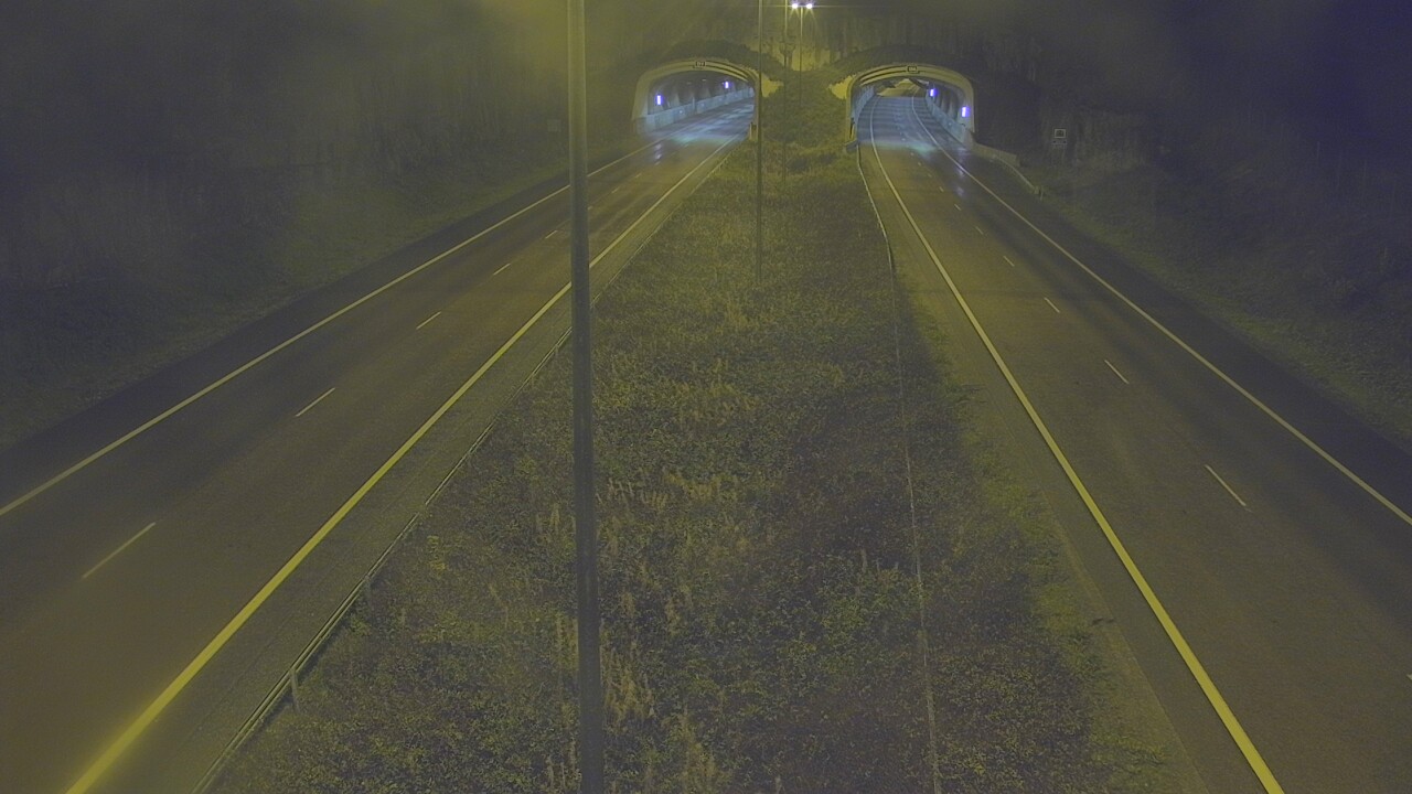 Weather Camera Image Väg 7 Fredrikshamn, Kolsila, bom öst, Hamina, Kymenlaakso