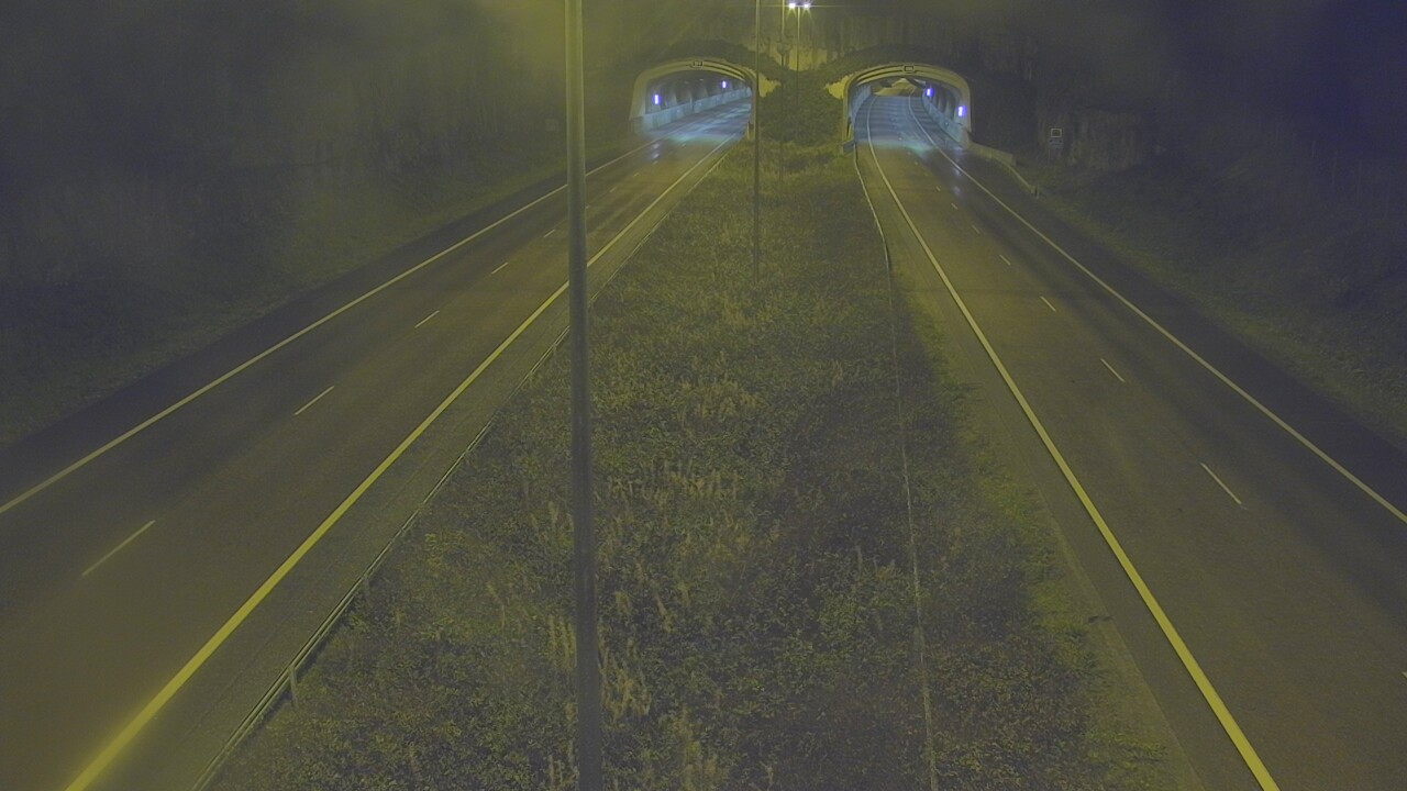 Weather Camera Image Väg 7 Fredrikshamn, Kolsila, bom öst, Hamina, Kymenlaakso