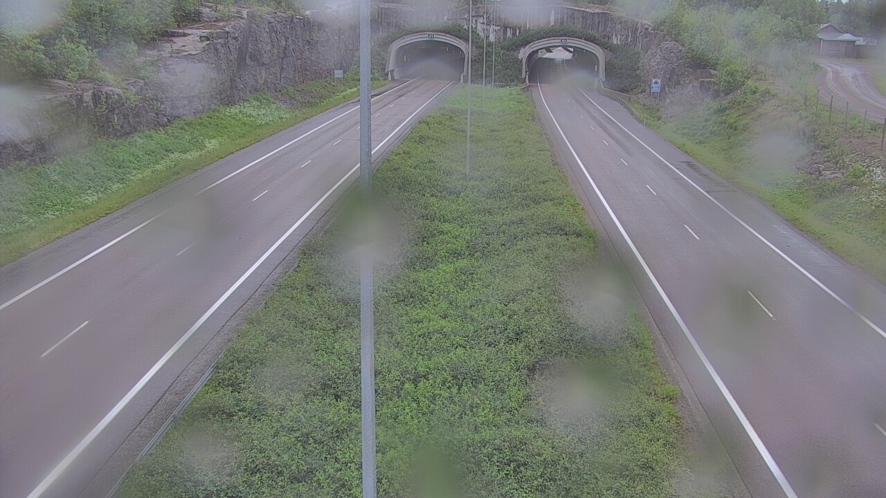 Weather Camera Image Väg 7 Fredrikshamn, Kolsila, bom öst, Hamina, Kymenlaakso