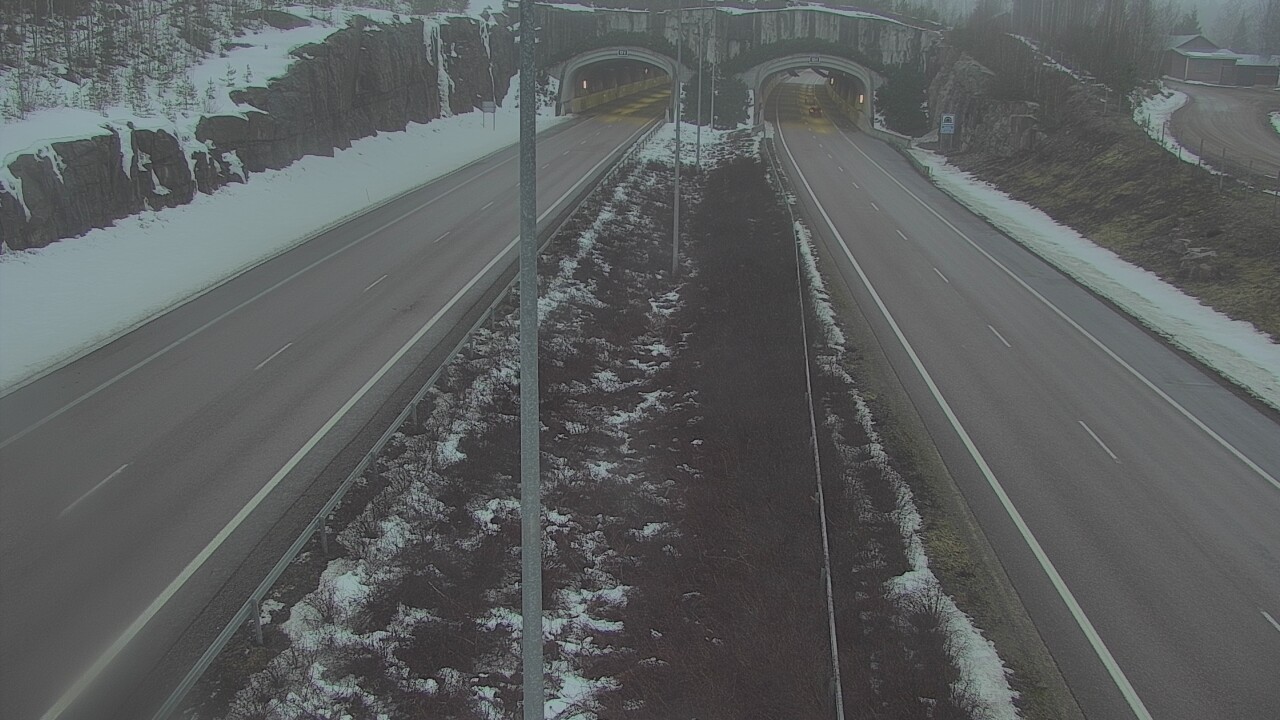 Kelikamerat Kuva Tie 7 Hamina, Kolsila, puomi itä, Hamina, Kymenlaakso