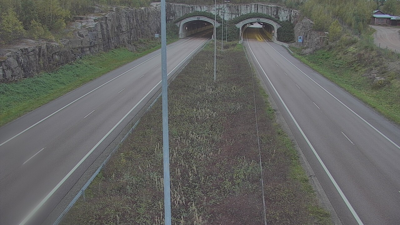 Weather Camera Image Väg 7 Fredrikshamn, Kolsila, bom öst, Hamina, Kymenlaakso