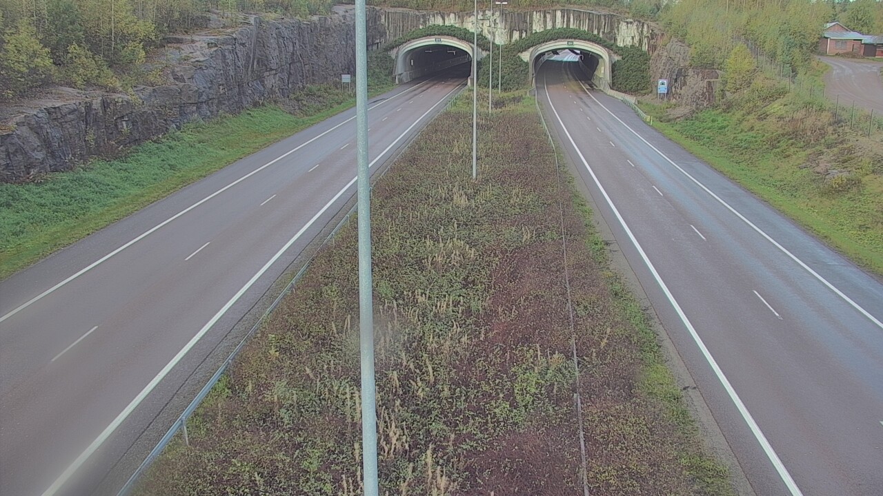 Weather Camera Image Väg 7 Fredrikshamn, Kolsila, bom öst, Hamina, Kymenlaakso