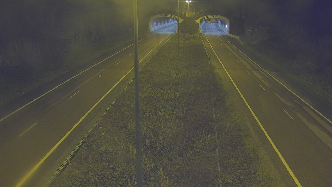 Weather Camera Image Väg 7 Fredrikshamn, Kolsila, bom öst, Hamina, Kymenlaakso