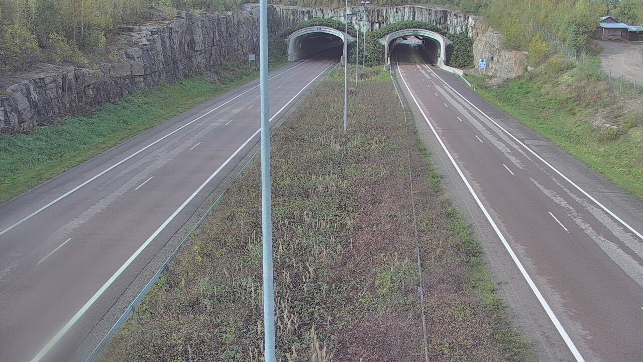 Weather Camera Image Väg 7 Fredrikshamn, Kolsila, bom öst, Hamina, Kymenlaakso