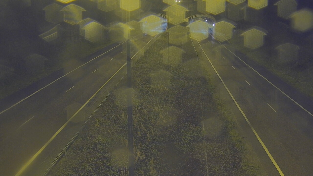 Weather Camera Image Väg 7 Fredrikshamn, Kolsila, bom öst, Hamina, Kymenlaakso