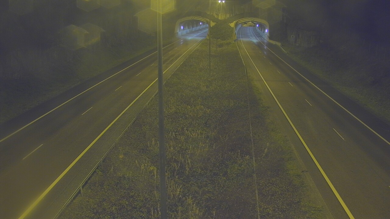 Weather Camera Image Väg 7 Fredrikshamn, Kolsila, bom öst, Hamina, Kymenlaakso