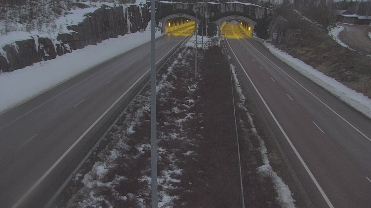 Kelikamerat Kuva Tie 7 Hamina, Kolsila, puomi itä, Hamina, Kymenlaakso