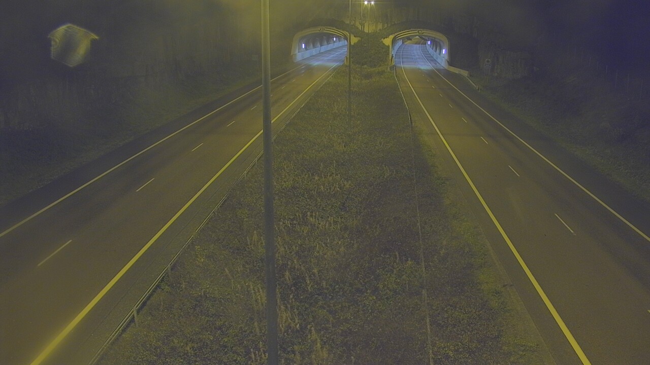 Weather Camera Image Väg 7 Fredrikshamn, Kolsila, bom öst, Hamina, Kymenlaakso