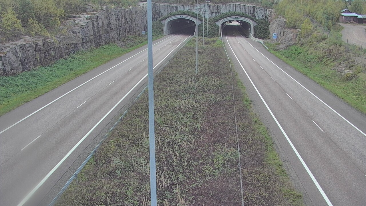 Weather Camera Image Väg 7 Fredrikshamn, Kolsila, bom öst, Hamina, Kymenlaakso