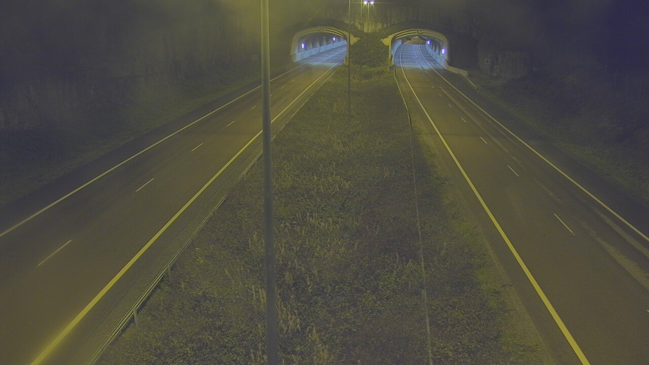 Weather Camera Image Väg 7 Fredrikshamn, Kolsila, bom öst, Hamina, Kymenlaakso