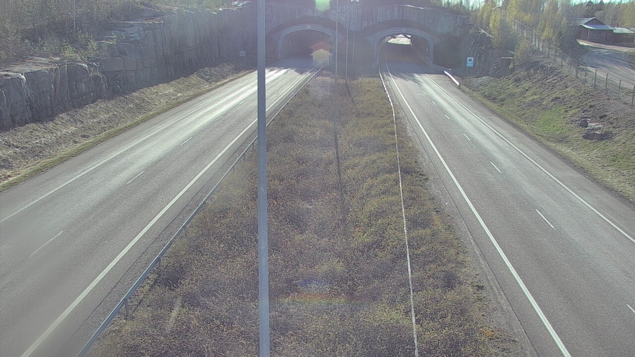 Kelikamerat Kuva Tie 7 Hamina, Kolsila, puomi itä, Hamina, Kymenlaakso