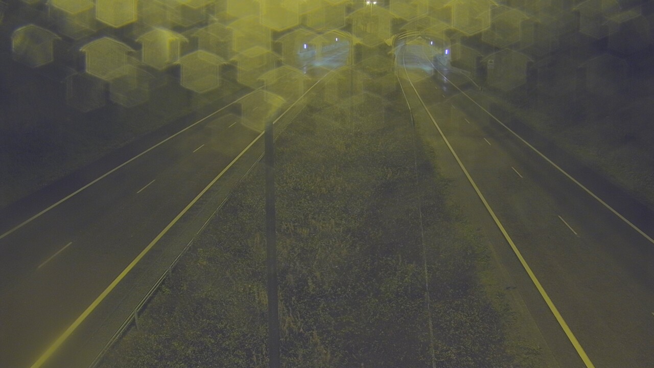 Weather Camera Image Väg 7 Fredrikshamn, Kolsila, bom öst, Hamina, Kymenlaakso