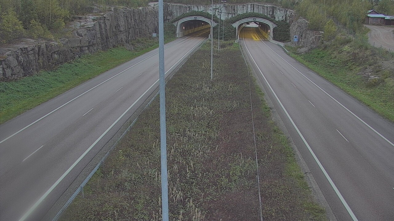 Weather Camera Image Väg 7 Fredrikshamn, Kolsila, bom öst, Hamina, Kymenlaakso