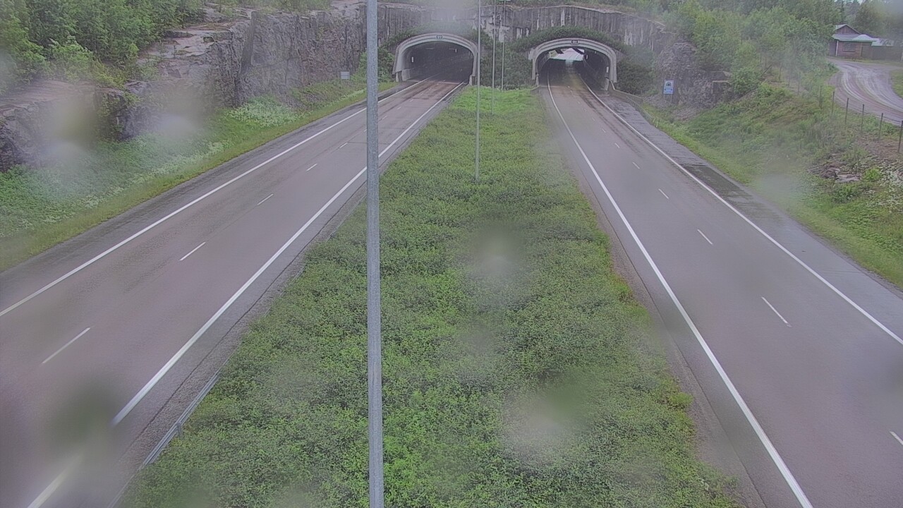 Weather Camera Image Väg 7 Fredrikshamn, Kolsila, bom öst, Hamina, Kymenlaakso