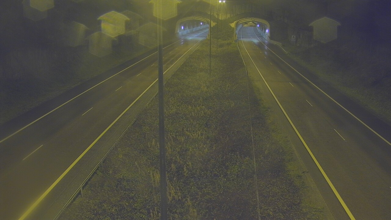 Weather Camera Image Väg 7 Fredrikshamn, Kolsila, bom öst, Hamina, Kymenlaakso