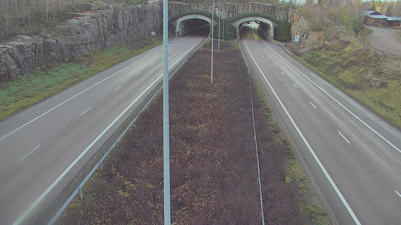 Kelikamerat Kuva Tie 7 Hamina, Kolsila, puomi itä, Hamina, Kymenlaakso