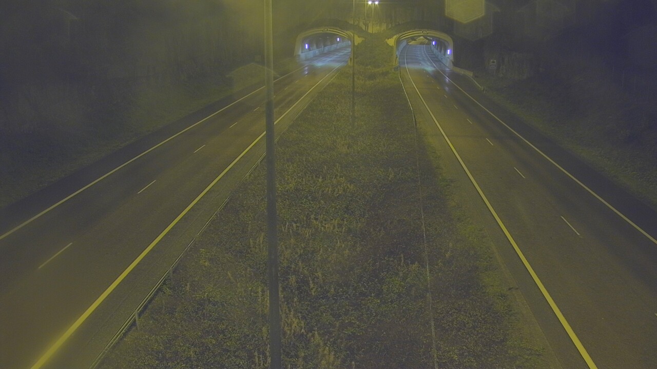 Weather Camera Image Väg 7 Fredrikshamn, Kolsila, bom öst, Hamina, Kymenlaakso