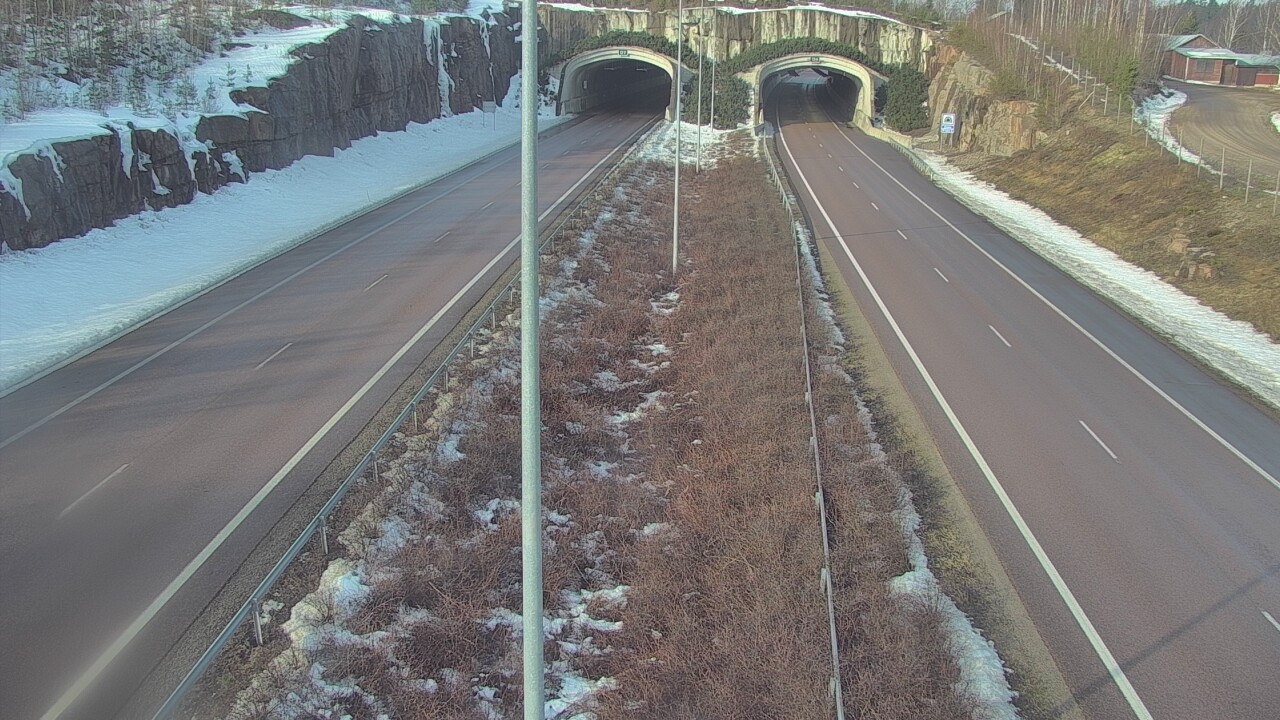 Kelikamerat Kuva Tie 7 Hamina, Kolsila, puomi itä, Hamina, Kymenlaakso