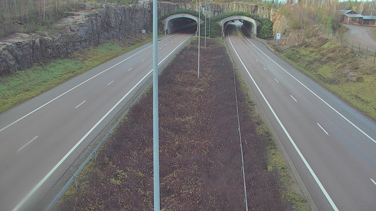 Kelikamerat Kuva Tie 7 Hamina, Kolsila, puomi itä, Hamina, Kymenlaakso