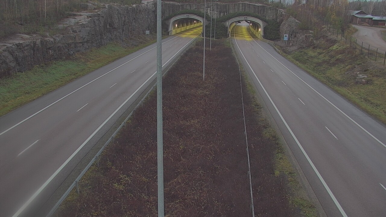 Kelikamerat Kuva Tie 7 Hamina, Kolsila, puomi itä, Hamina, Kymenlaakso