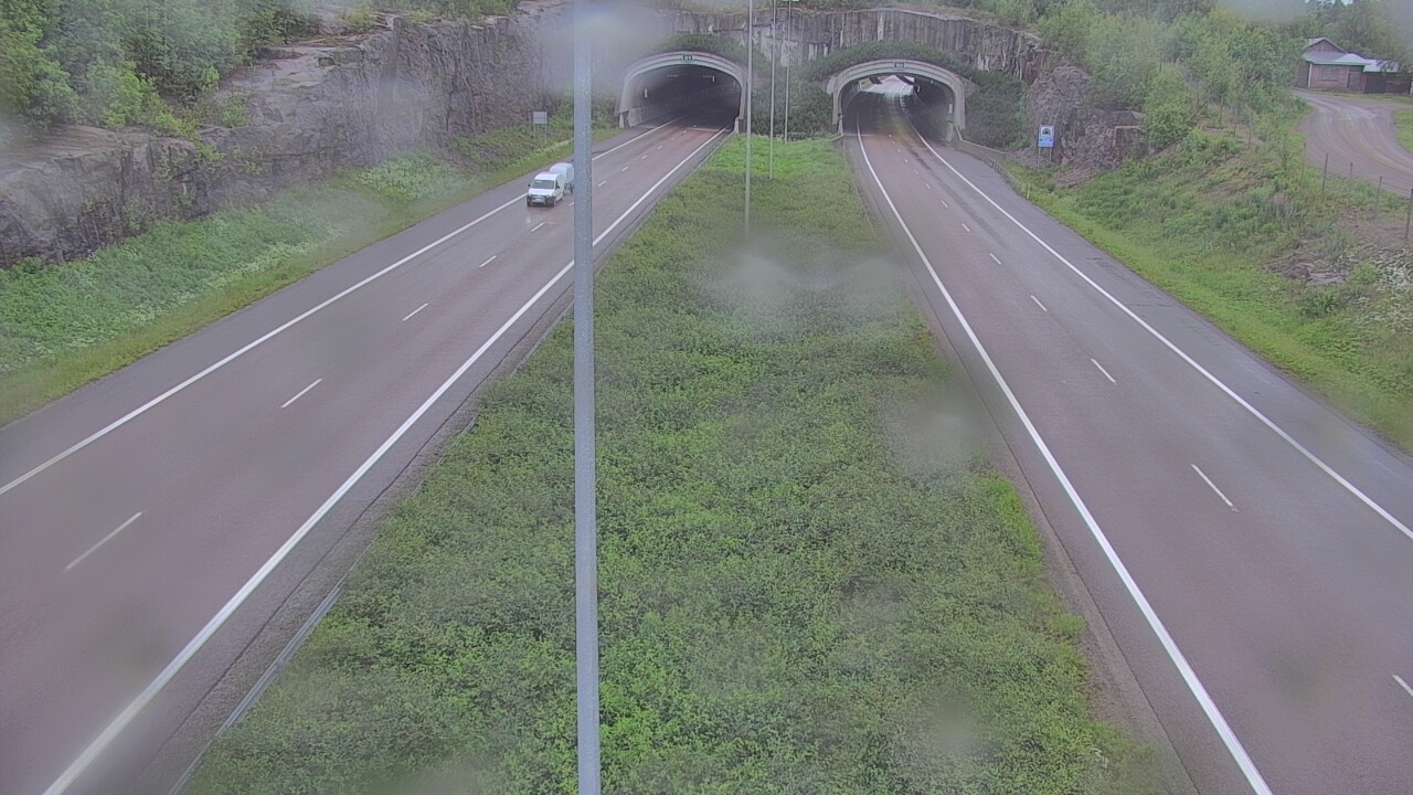 Weather Camera Image Väg 7 Fredrikshamn, Kolsila, bom öst, Hamina, Kymenlaakso
