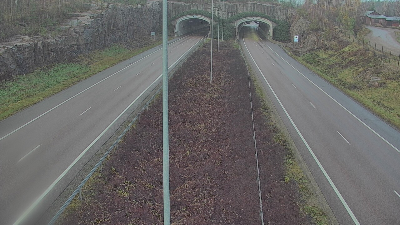 Kelikamerat Kuva Tie 7 Hamina, Kolsila, puomi itä, Hamina, Kymenlaakso