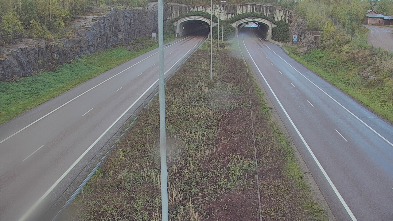Weather Camera Image Väg 7 Fredrikshamn, Kolsila, bom öst, Hamina, Kymenlaakso