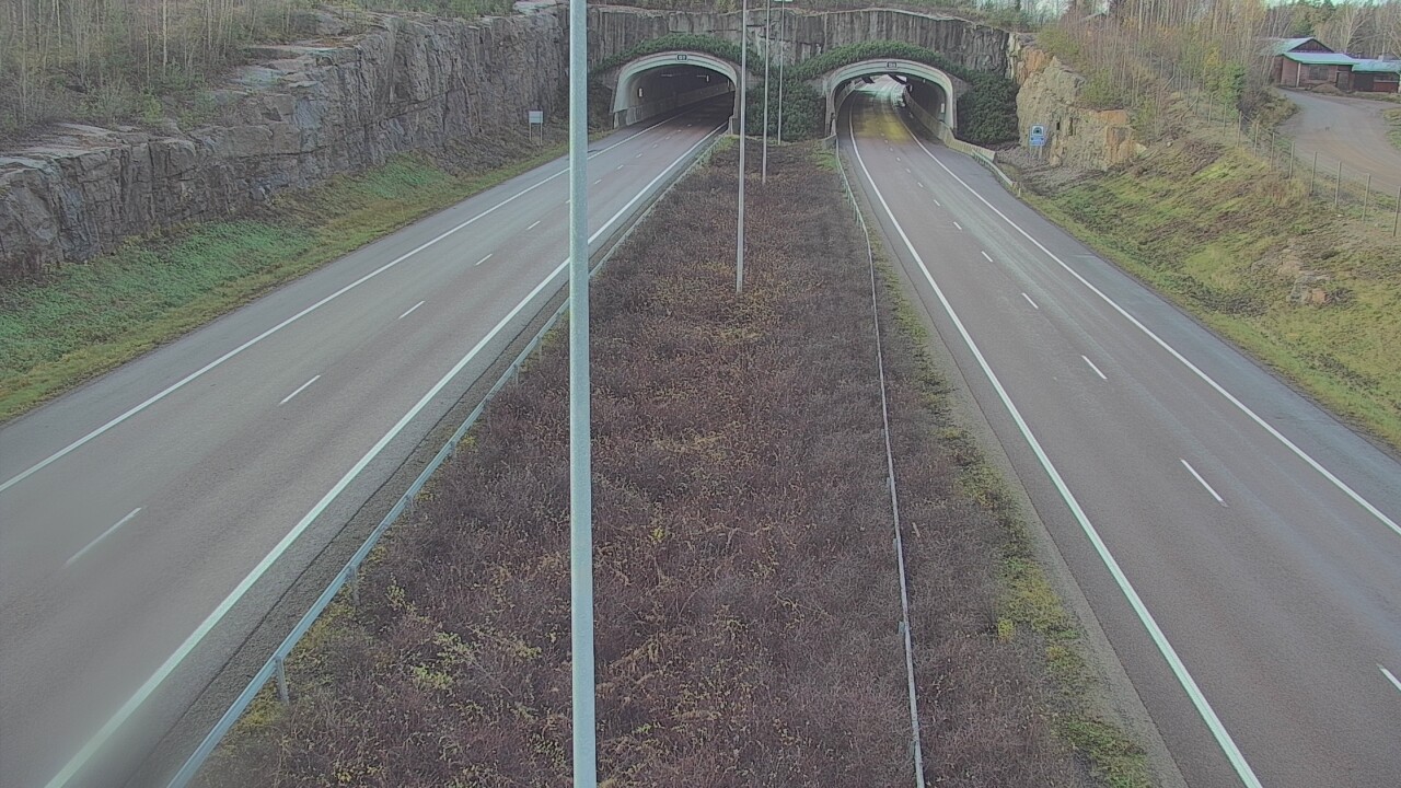 Kelikamerat Kuva Tie 7 Hamina, Kolsila, puomi itä, Hamina, Kymenlaakso