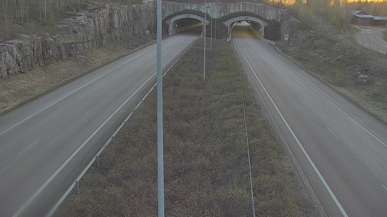 Kelikamerat Kuva Tie 7 Hamina, Kolsila, puomi itä, Hamina, Kymenlaakso